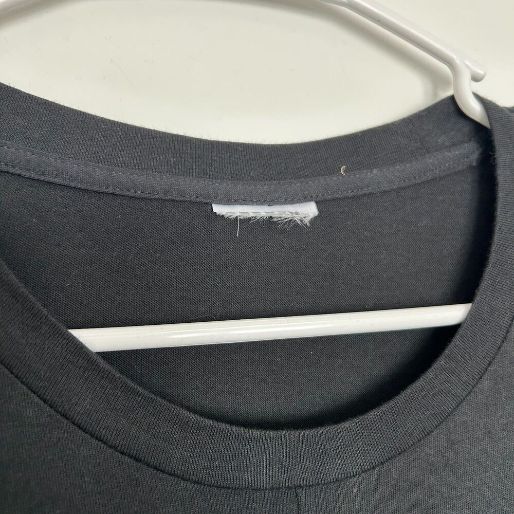 Adidas (M) Black Knot-Front T-Shirt - Picture 4 of 7
